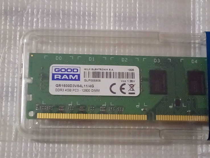 GOODRAM 4 GB DDR3 1600 MHz (GR1600D3V64L11/4G), фото №4