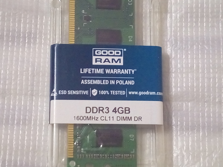 GOODRAM 4 GB DDR3 1600 MHz (GR1600D3V64L11/4G), фото №5