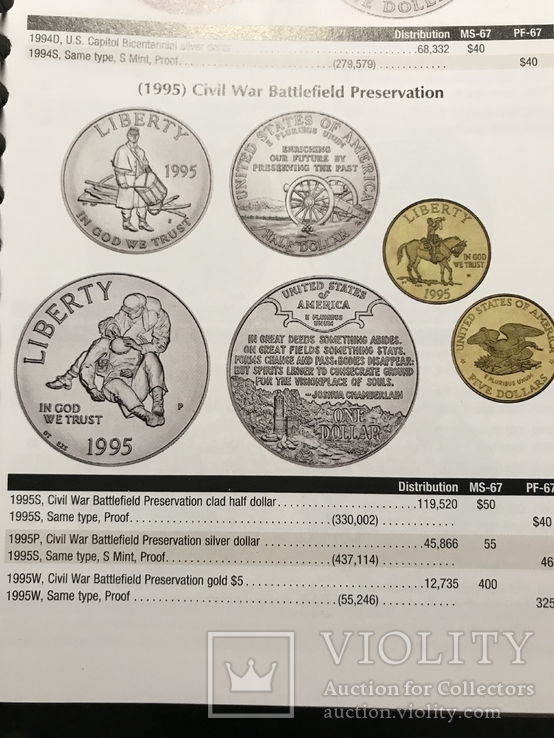 50 центов США 1995 год гражданская Война S, фото №4