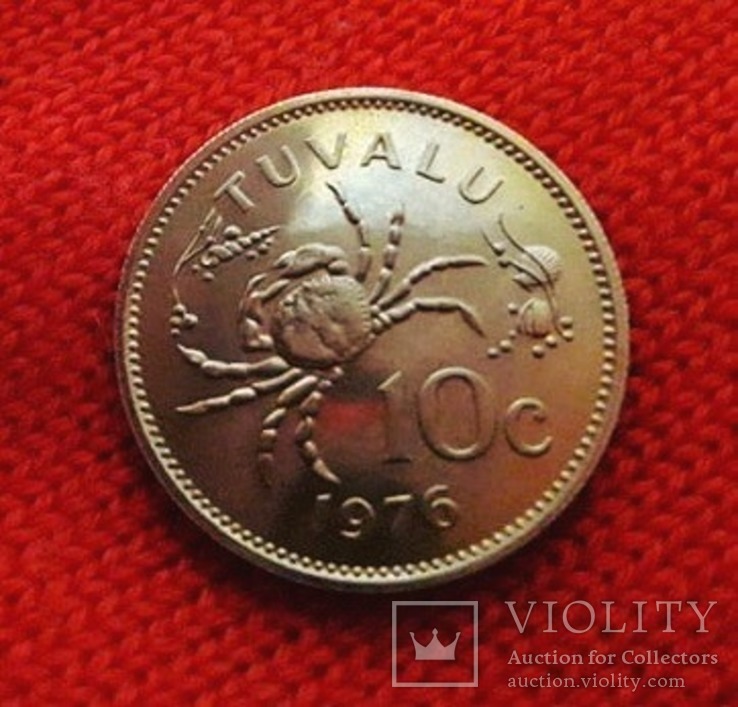 Тувалу 10 центов 1976г