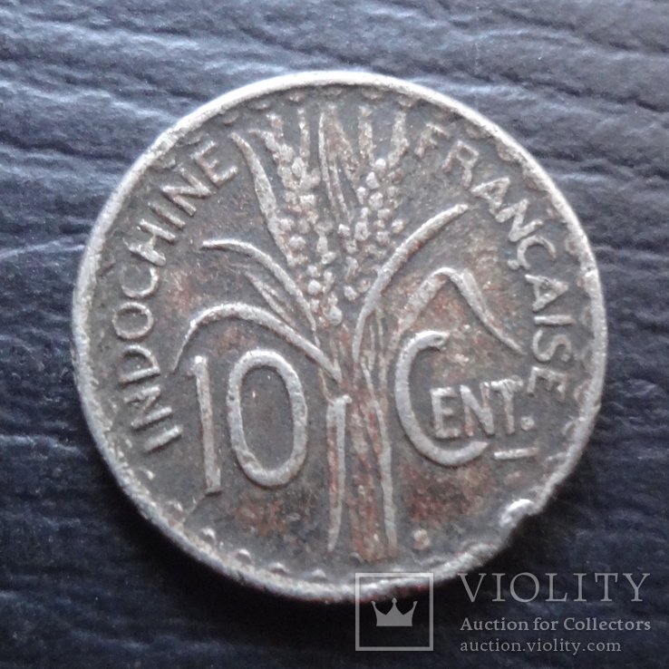 10 центов 1941 Французский Индокитай (4.5.30) ~, фото №3