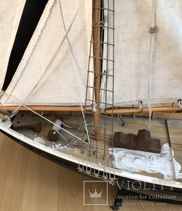 Большая модель парусника Bluenose, фото №5
