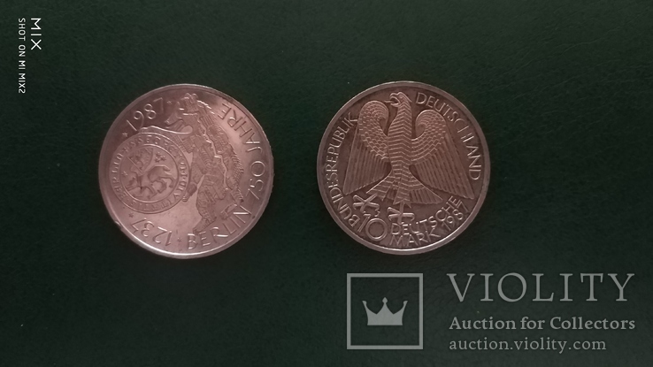 10 марок 1987 год берлину 750 лет