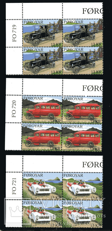 Фареры 2011 Автомобили Транспорт MNH