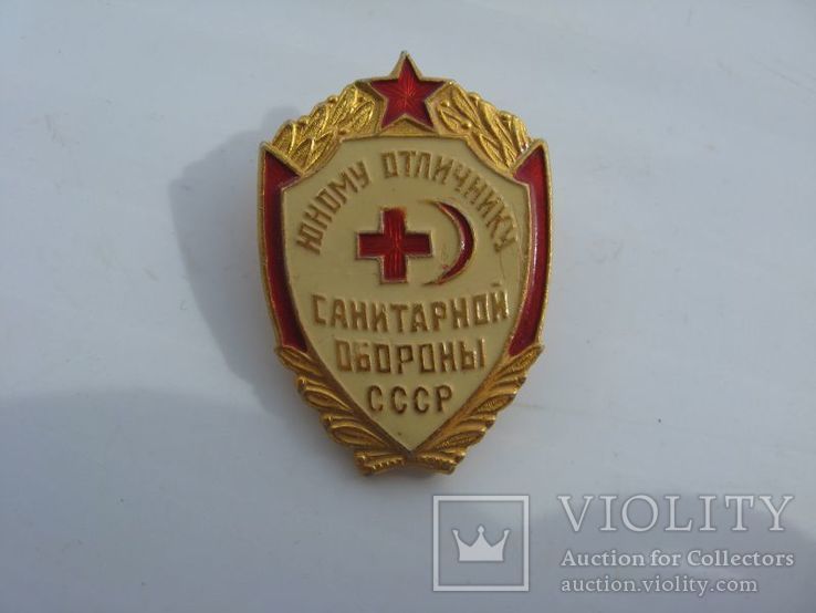 Знак "Юному отличнику санитарной обороны СССР", фото №2