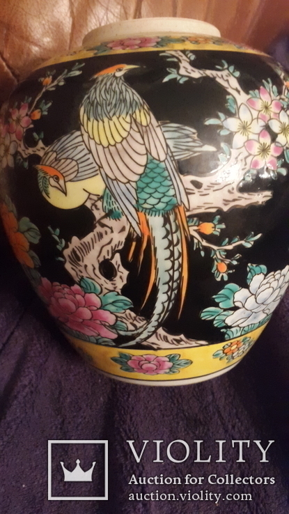 Старинная фарфоровая ваза Восток, фото №2