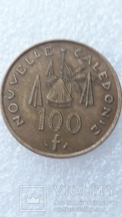 100 франков 1976 год нова Каледония, фото №2