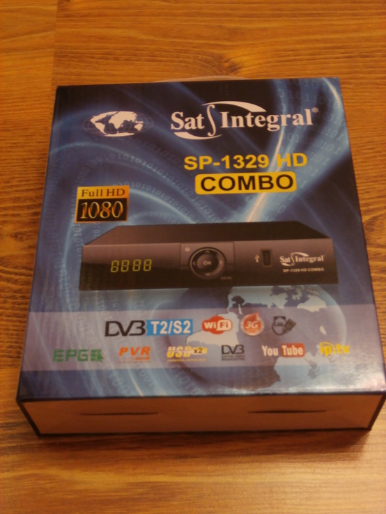 Комбинированный ресивер Sat-Integral SP-1329 HD COMBO+Подержка DVB-S/S2/DVB-T/T2, numer zdjęcia 2