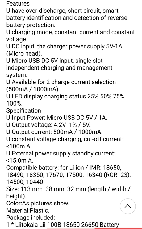 Зарядное устройство Liitokala Lii-100B, numer zdjęcia 5