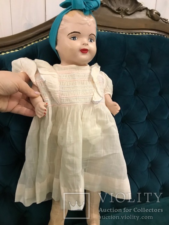 Антикварная куколка с одеждой., фото №3