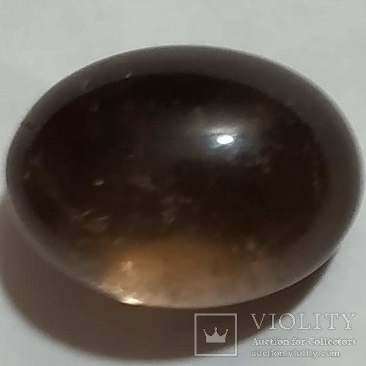 Природный раухтопаз 36,95 ct. 22,07x16,20x14,35 мм., фото №4