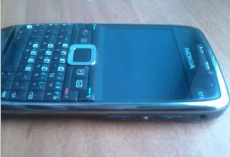 Nokia E71 Grey Steel (Оригинал) железный корпус., фото №3