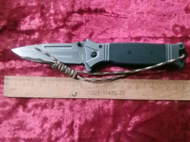 Нож раскладной ( полуавтомат) BROWNING, фото №3