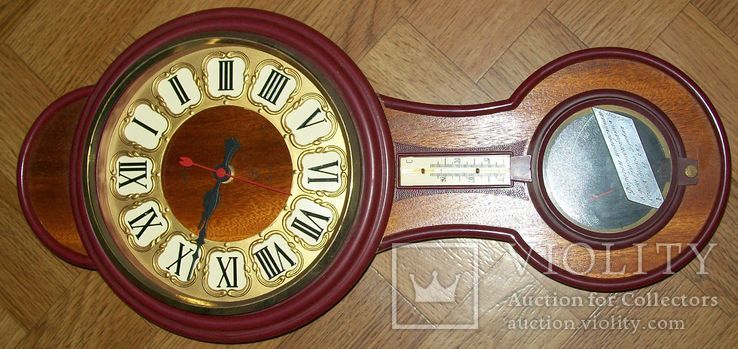 Часы настенные "Маяк" с барометром и термометром. СССР., фото №3