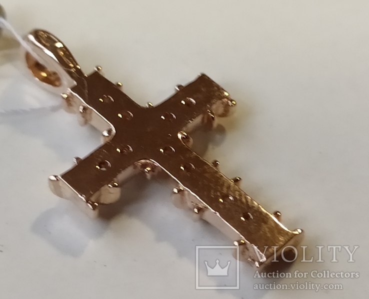 Крест с бриллиантами, фото №8