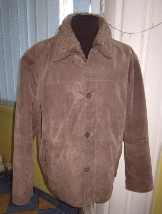 Большая кожаная мужская куртка AUTHENTIC. Германия. Лот 851, фото №3