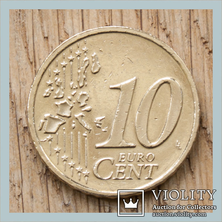 Германия, 10 евроцентов, 2002 A, фото №2
