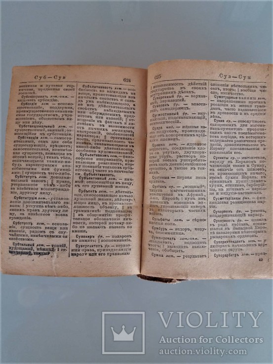 Старинный Словарь "Иностранных слов" Гавкин 1912 г., фото №4