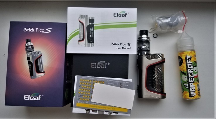 Электронная сигарета (Вейп) Eleaf Istick Pico S + аккумулятор 21700 + заправка, photo number 2