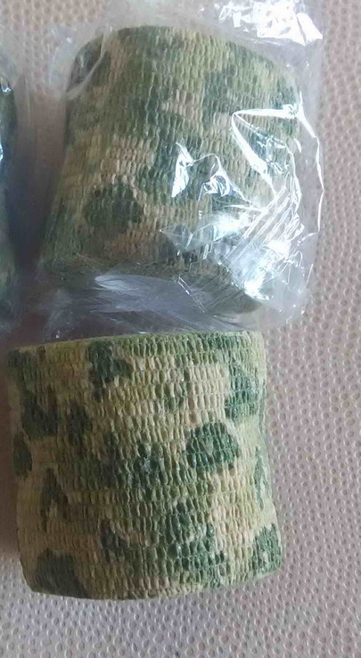 Лента камуфлированная. Grass Green Camouflage. 2 рулона. Блиц., фото №4