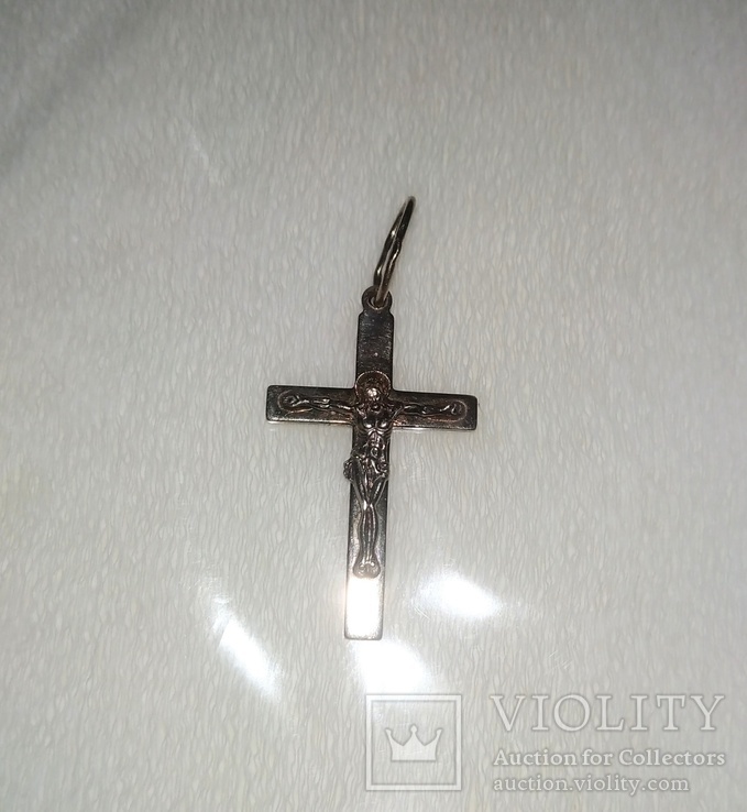 Крест. Серебро 925 пробы в позолоте, фото №4