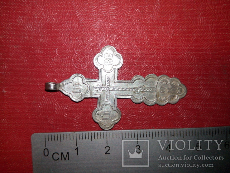 Крестик серебро 84, фото №5