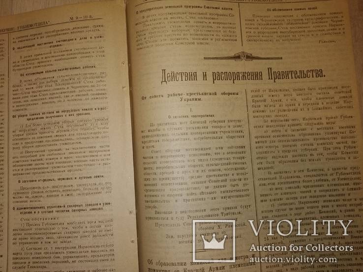 1919 Чернигов Вестник Губернского земельного отдела, фото №9