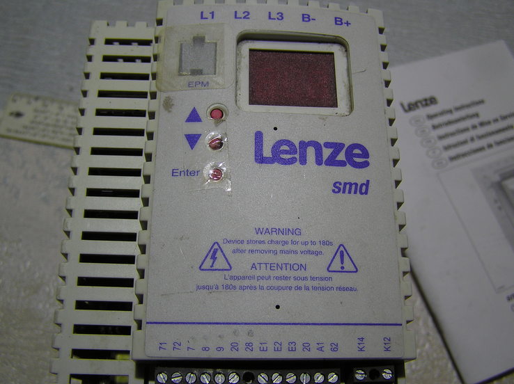 Преобразователь частоты Lenze 4.0кВт ESMD402L4TXA000XX1J23 , 3-фазы, фото №9