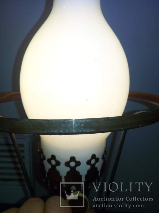 Лампа настольная СССР (под керосинку), фото №4