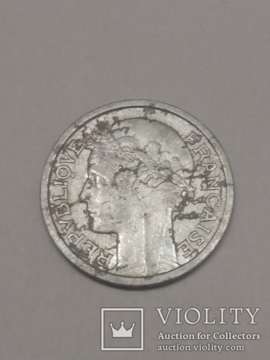 Франція 1 франк, 1948, фото №3