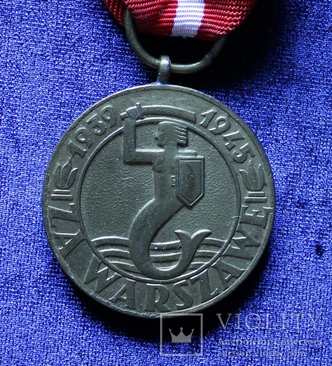 Польша. Медаль «За Варшаву 1939—1945».