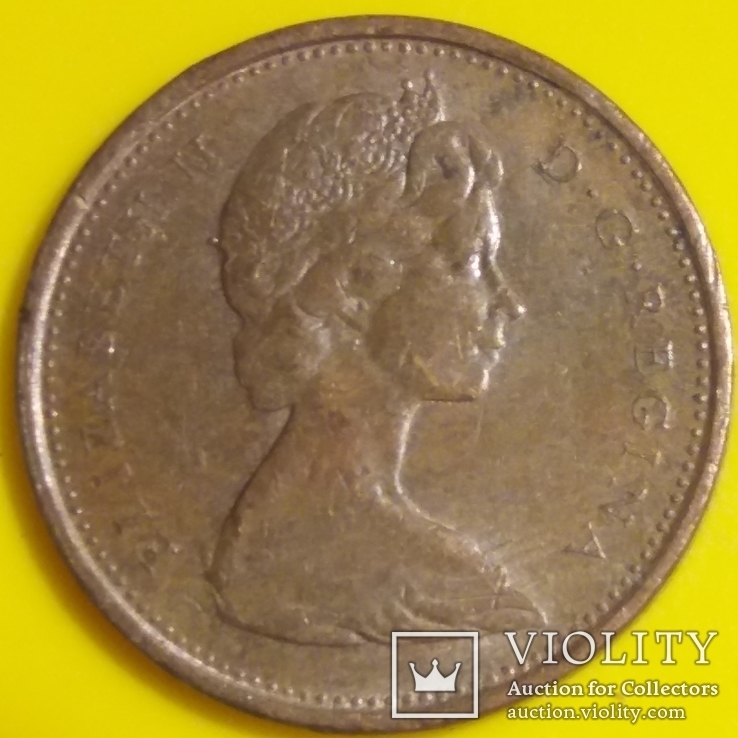 Канада 1 цент, 1970, фото №3