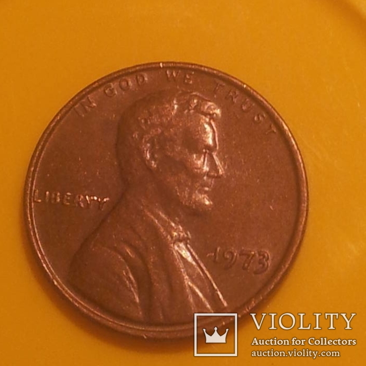 США 1 цент, 1973