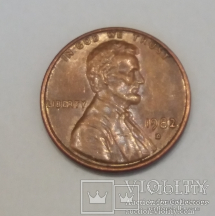 США 1 цент, 1982, фото №2