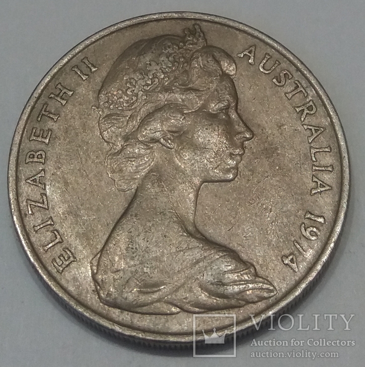 Австралія 20 центів, 1974, фото №3