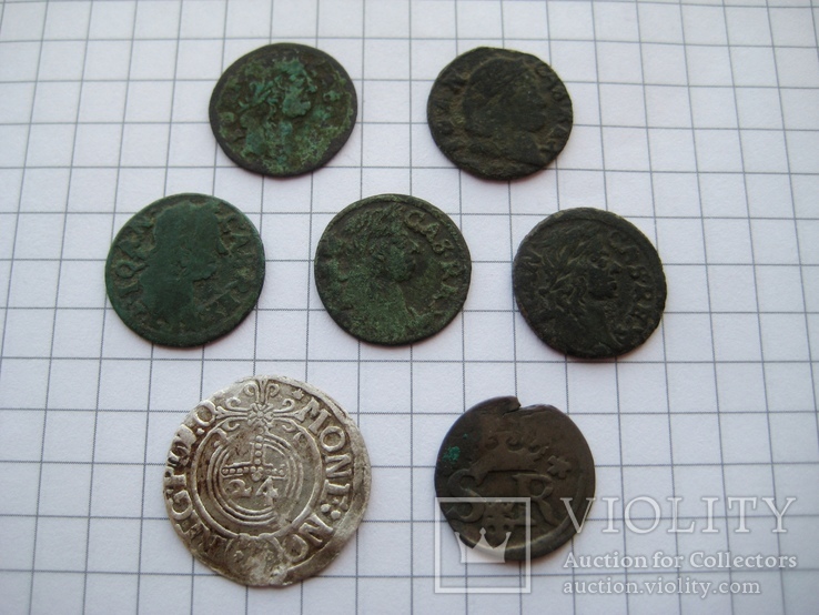 Набор средневековых монет, фото №2