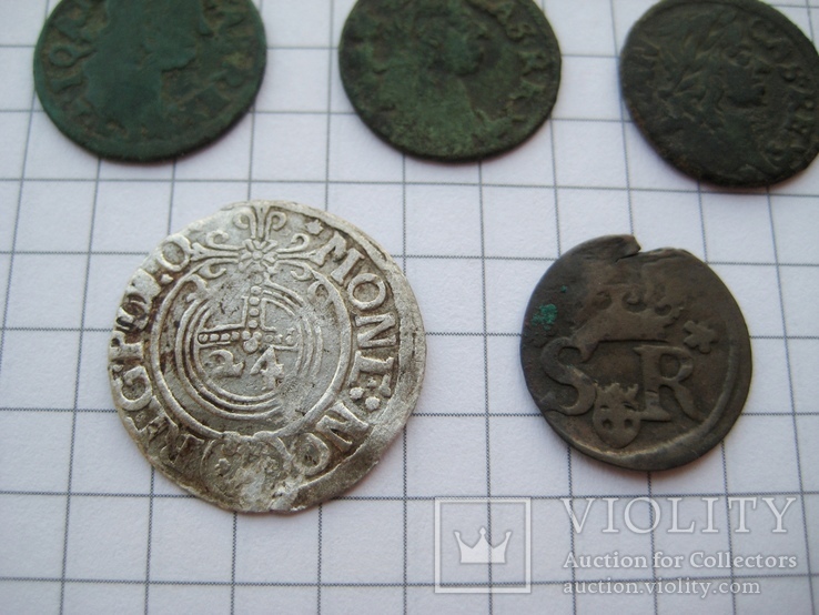 Набор средневековых монет, фото №5