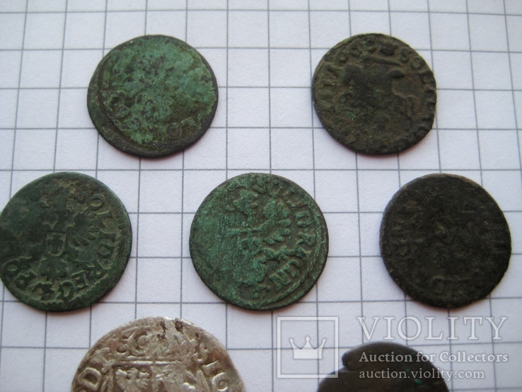 Набор средневековых монет, фото №11