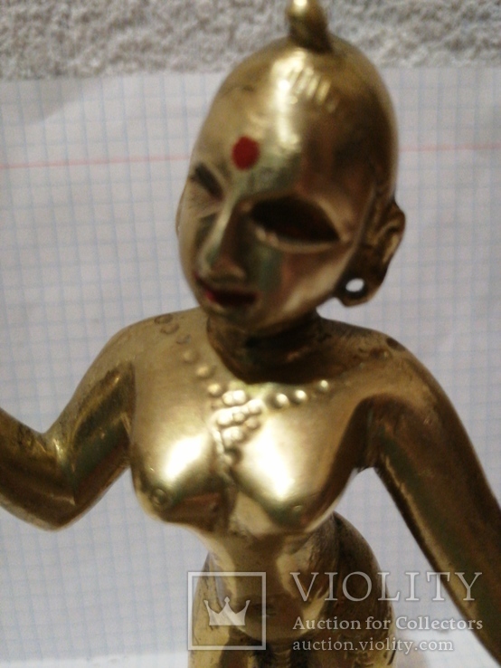 Танцовщица Индия.Винтаж,старинная15.5см., фото №9