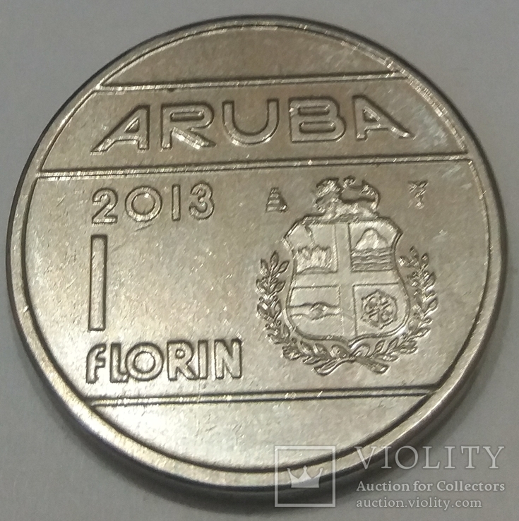 Аруба 1 флорин, 2013, фото №3