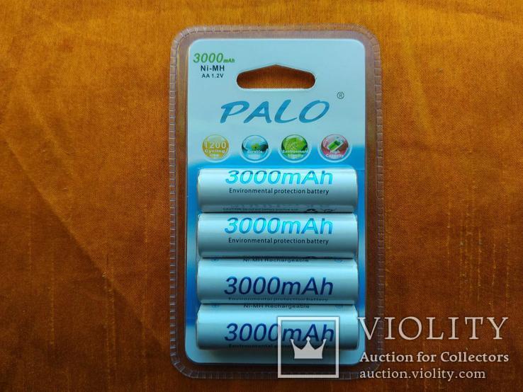 Аккумуляторы Palo АА 3000mAh 4 шт + Подарок!