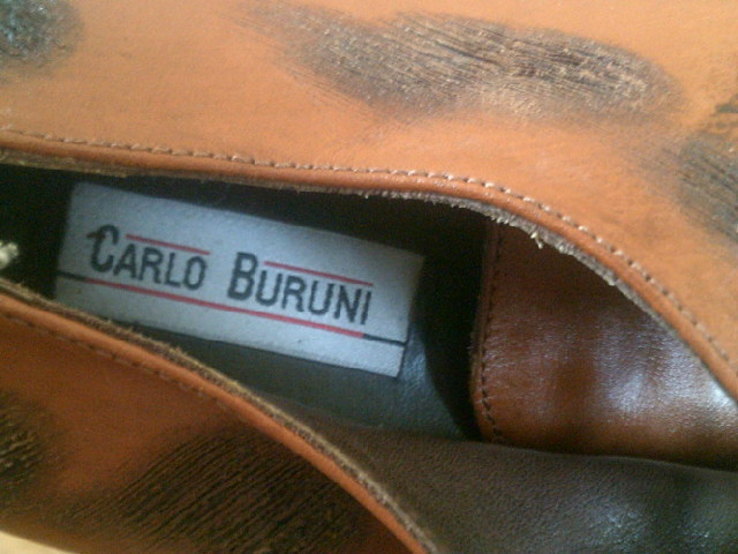 Carlo Buruni - фирменные кожаные туфли раз.42.5, фото №8