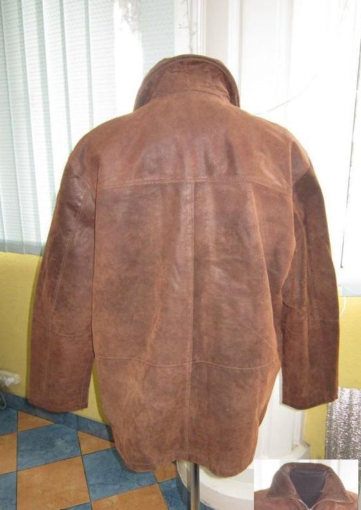Большая кожаная мужская куртка ECHTES LEDER. Германия. Лот 864, фото №5