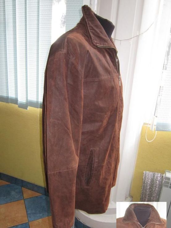 Большая кожаная мужская куртка ECHTES LEDER. Германия. Лот 864, numer zdjęcia 6