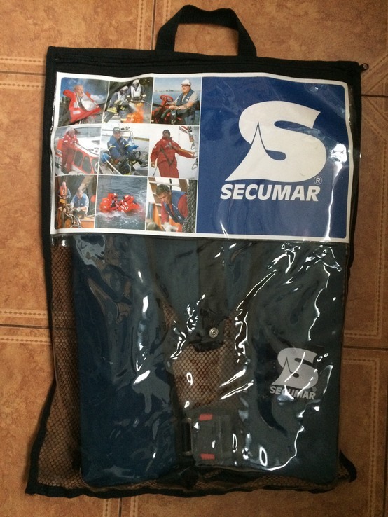 Спасательный самонадувной жилет Secumar Lifejacket BS 150 Alfa 40-120, numer zdjęcia 2