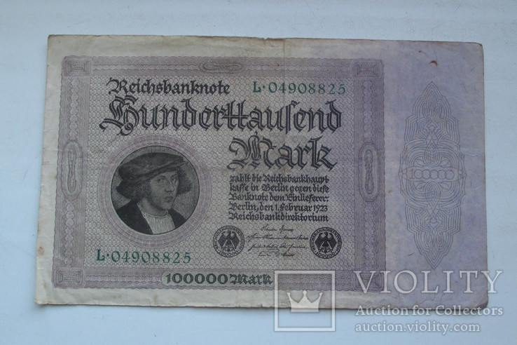 100 000 марок 1923(№04908825), фото №2