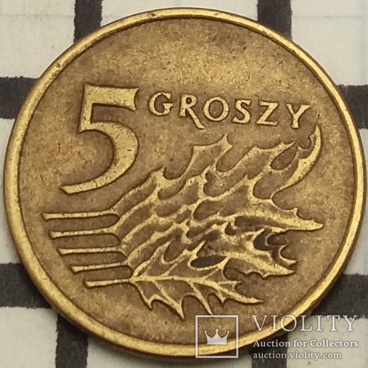 Польща 5 грошей, 1999, фото №2