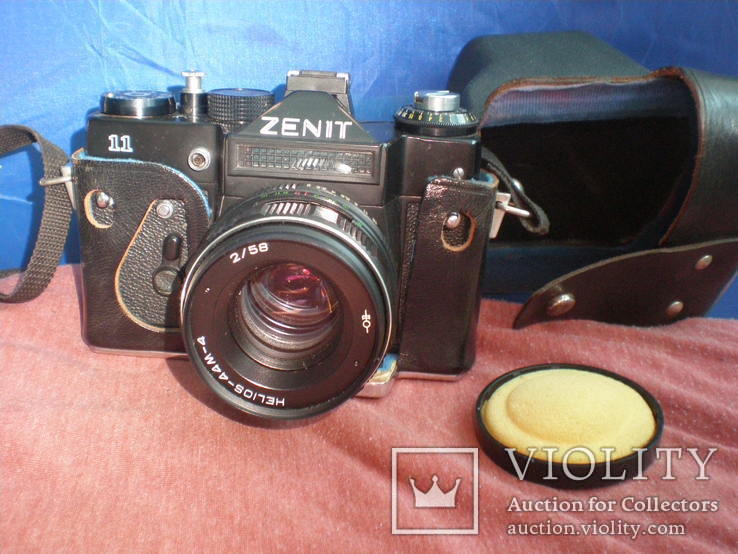 Фотоаппарат Зенит Zenit 11 Объектив Гелиос 44м-4 Экспортный, фото №2