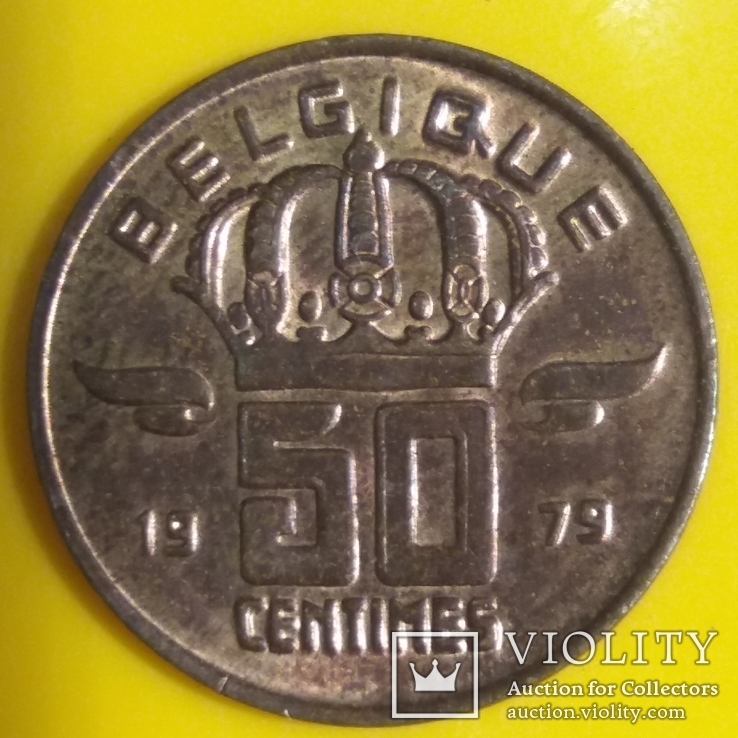 Бельгія 50 сантимів, 1979, фото №3