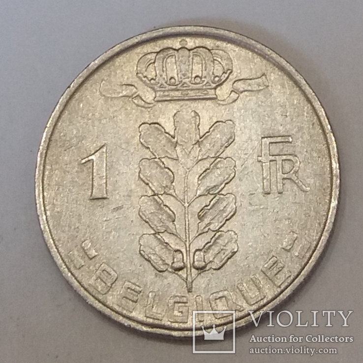 Бельгія 1 франк, 1965, фото №3